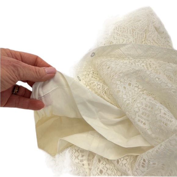 NWT BCBGMaxAzria Harper Lace Maxi Skirt 0 - Picture 11 of 14